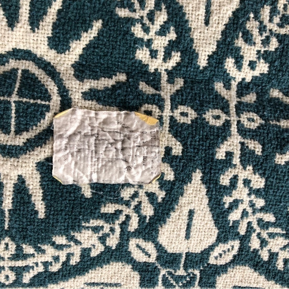 Vtg Reproduction Jacquard Throw - Picture 6 of 9